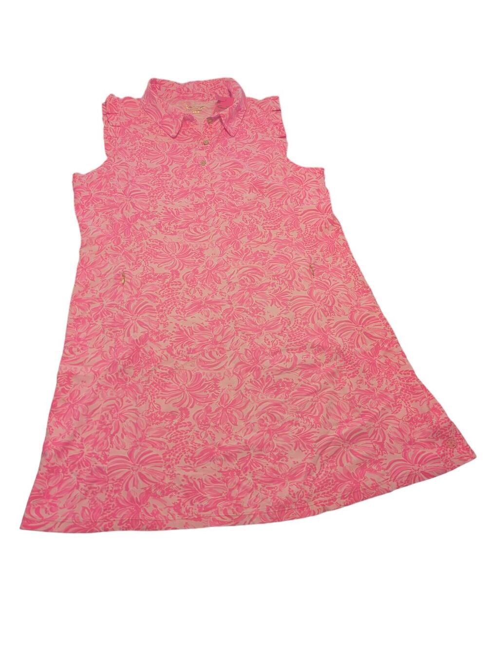 Meryl x Lilly Pulitzer Silvia Dress Women's Size XL UPF 50 Paint Blossom New